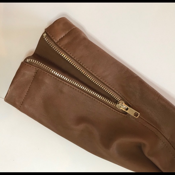 Zara Vegan Leather Jacket Small - Picture 5 of 8